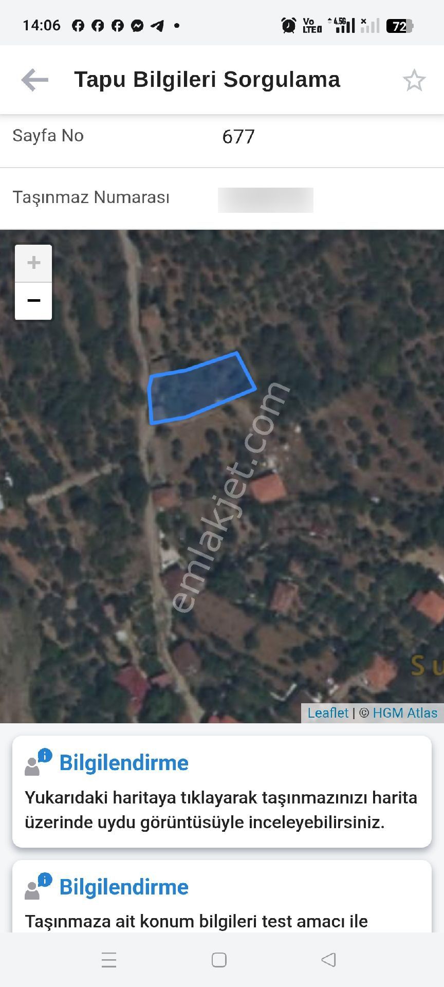 Aydın Karacasu Subaşı Yaylasında 677m2 Yayla Evi