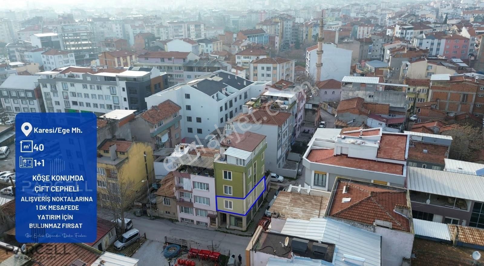 Balıkesir Karesi Ege Mah. Mükemmel Konumda Satılık 1+1 Daire - Görsel 18