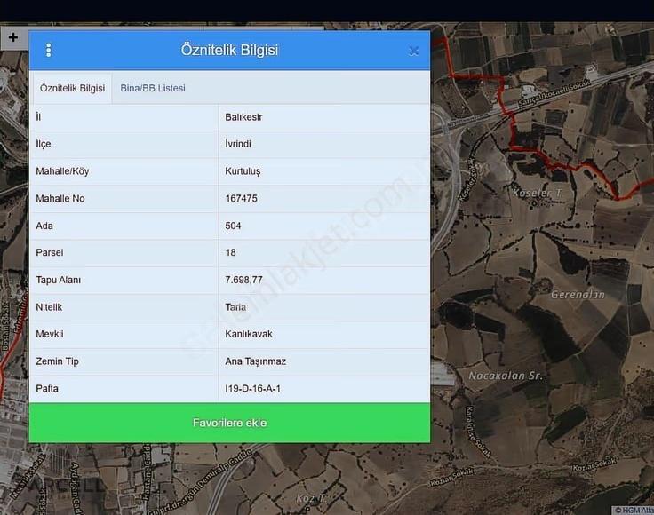 Balıkesir İvrindi Kurtuluş Mah. Ana Yol Üzeri Yatırımlık Tarla - Görsel 3