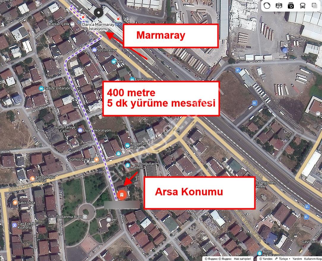 Marmaray’a 5 Dk Yürüme Mesafesinde, İstanbul'un Yanı Başında Yatırımlık Arsa - Görsel 2