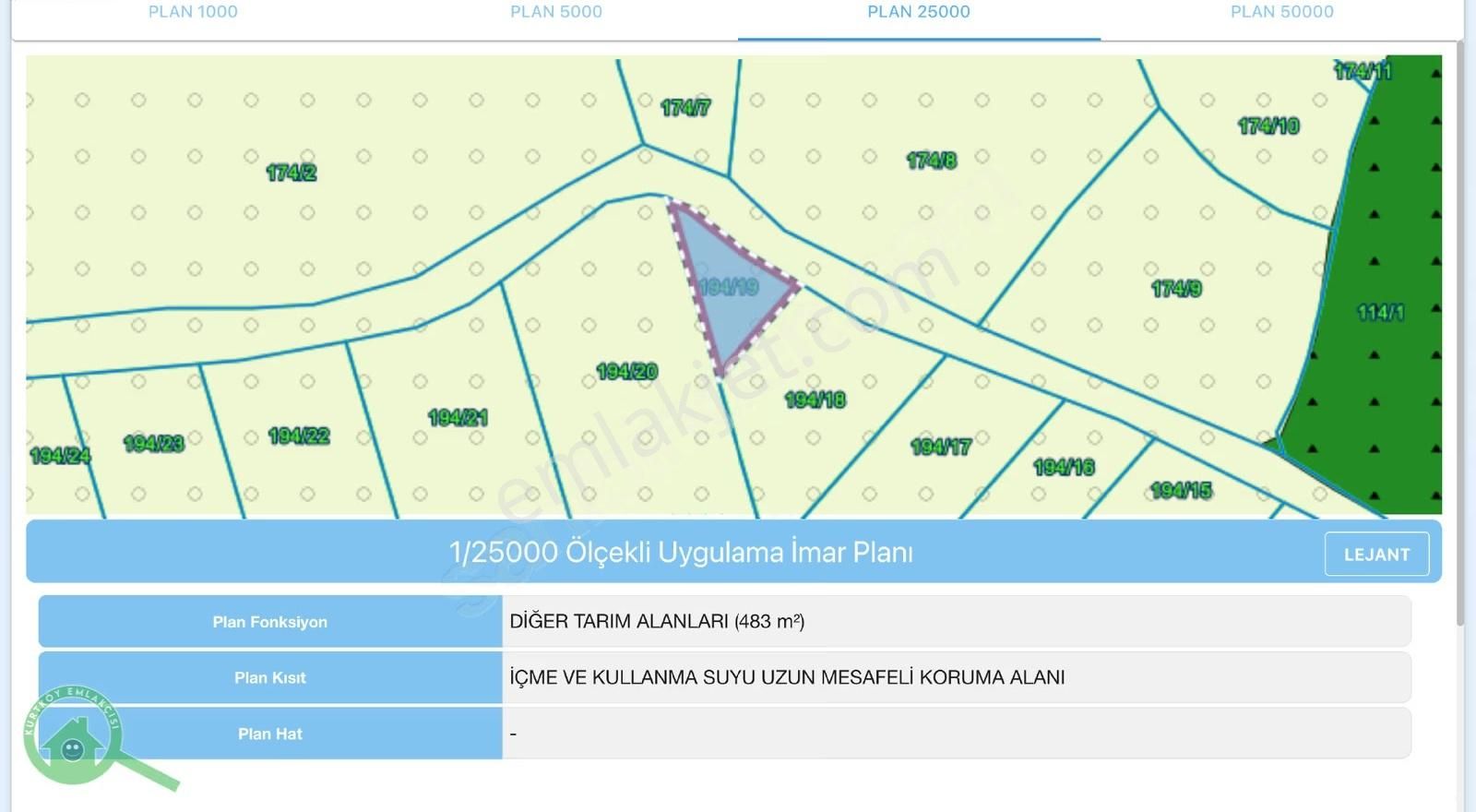 Derince Tahtalı - 483m2 Yola Cepheli Tarla - Etrafı Çevrili + Su - Görsel 4