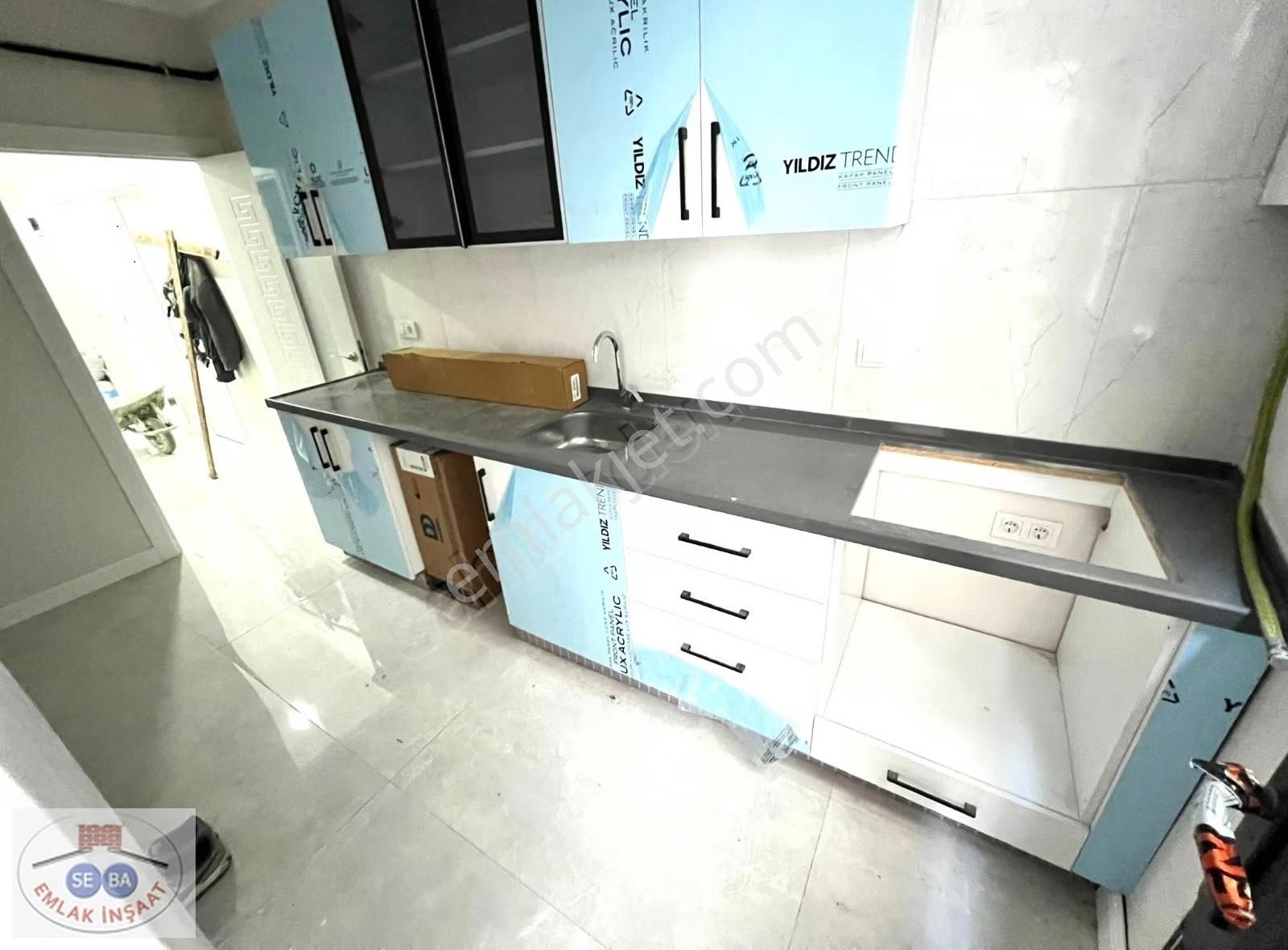 Seba'dan Kartaltepe Mh 1+1 70m2 Balkonlu Sıfır Yüksek Giriş D. - Görsel 3