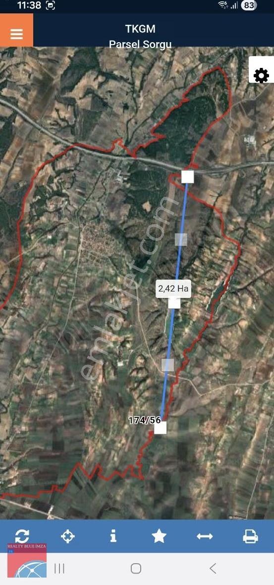 Satılık 3896.92 M² Tarla Kırklareli Lüleburgaz Kırıkköy - Görsel 2