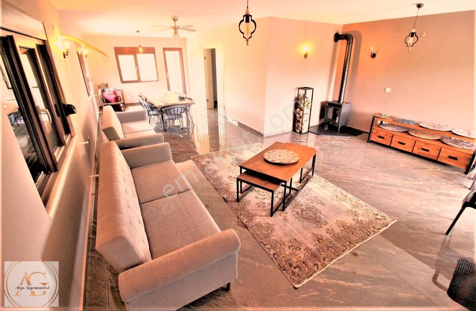 Çamlıbelde'deniz Manzaralı 6+1 Taş Villa,650m² Arsa,özel Havuzlu - Görsel 4