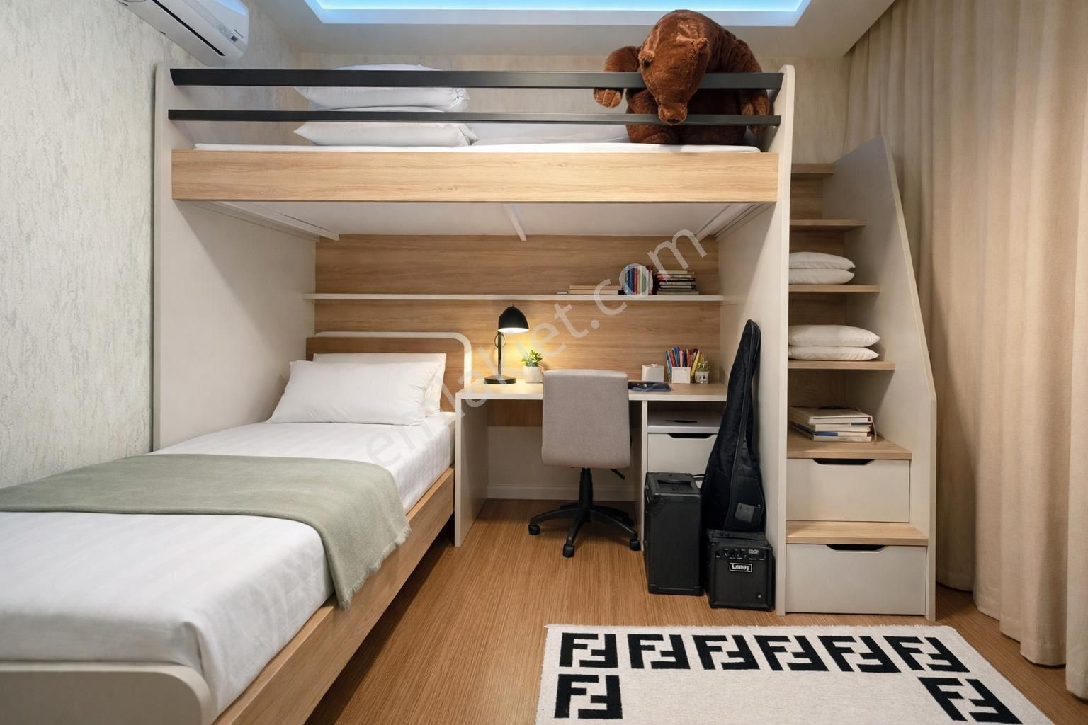 Turvilla'dan Konyaaltı Hurma Mim A Deluxe 1'de 2+1 Kiralık Daire - Görsel 22