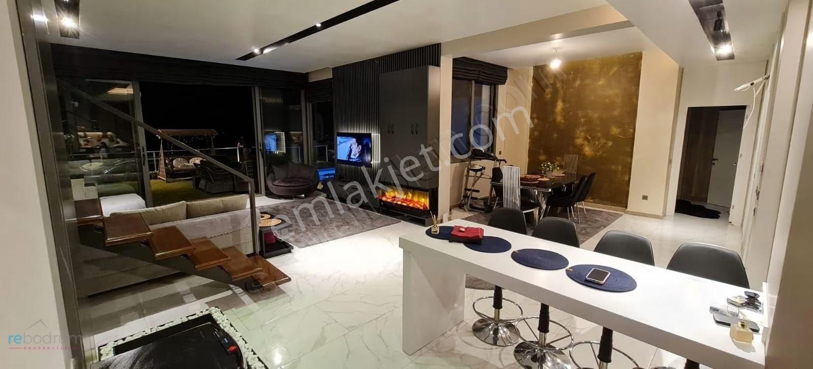 Bodrum Adabükünde Deniz & Göl Manzaralı Özel Havuzlu 4+1 Villa - Görsel 14