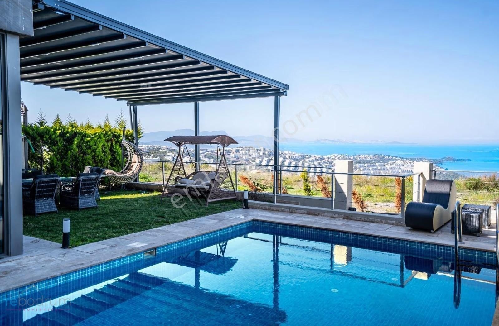 Bodrum Adabükünde Deniz & Göl Manzaralı Özel Havuzlu 4+1 Villa - Görsel 2