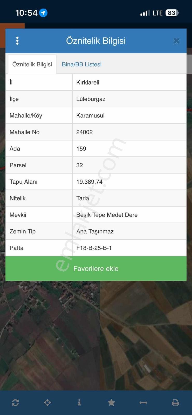Kırklareli Lüleburgaz Karamusul 379 Metre - Görsel 2