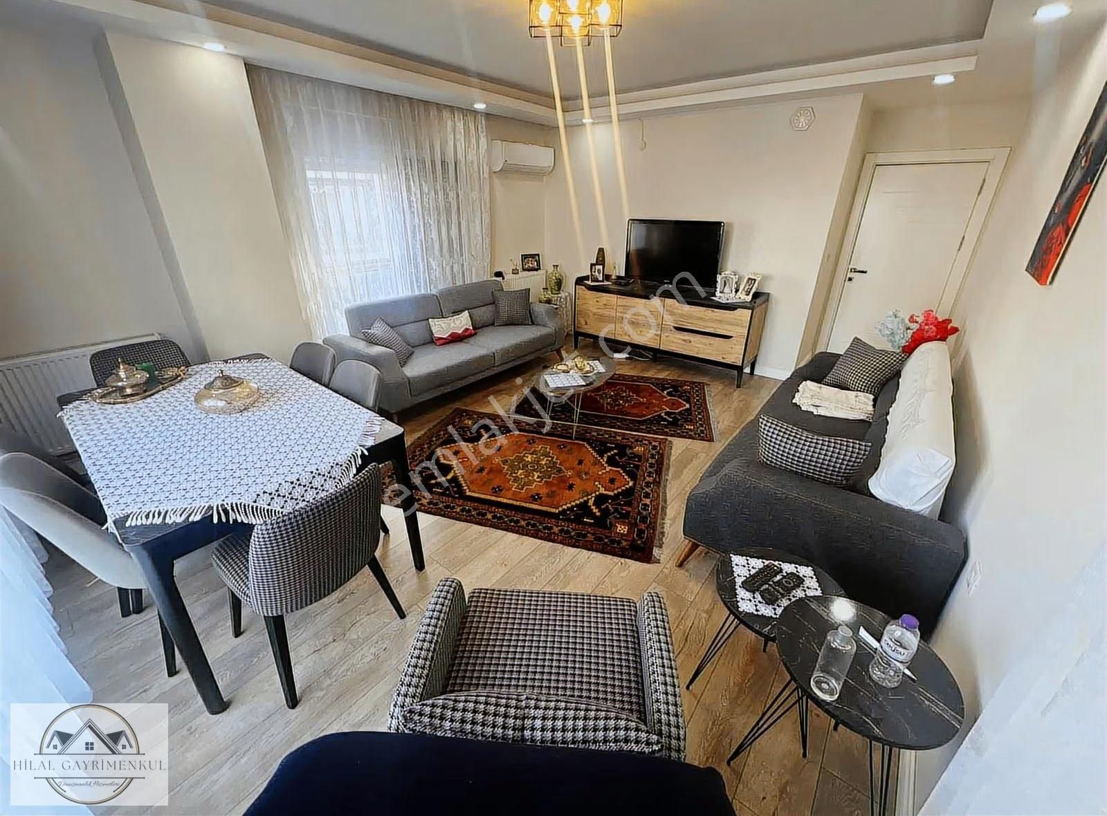 Hilal Gayrimenkulden Çiçek Gibi Eşyalı Kombili Ebeveyn Banyolu