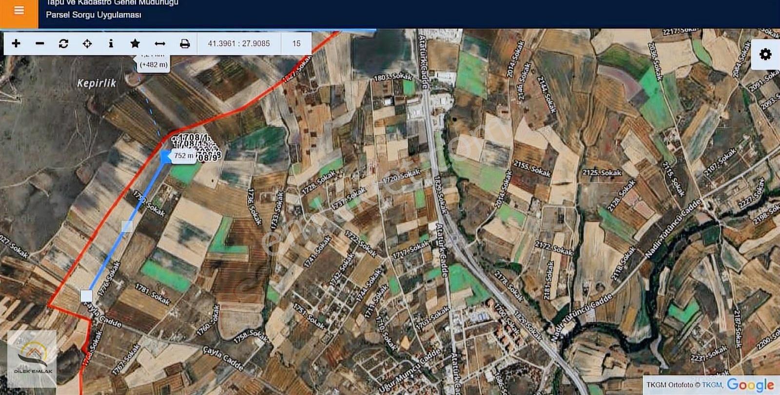 Saray Büyükyoncalı'da Yerleşim Dibinde Tek Tapu 330m2 Arsa - Görsel 17
