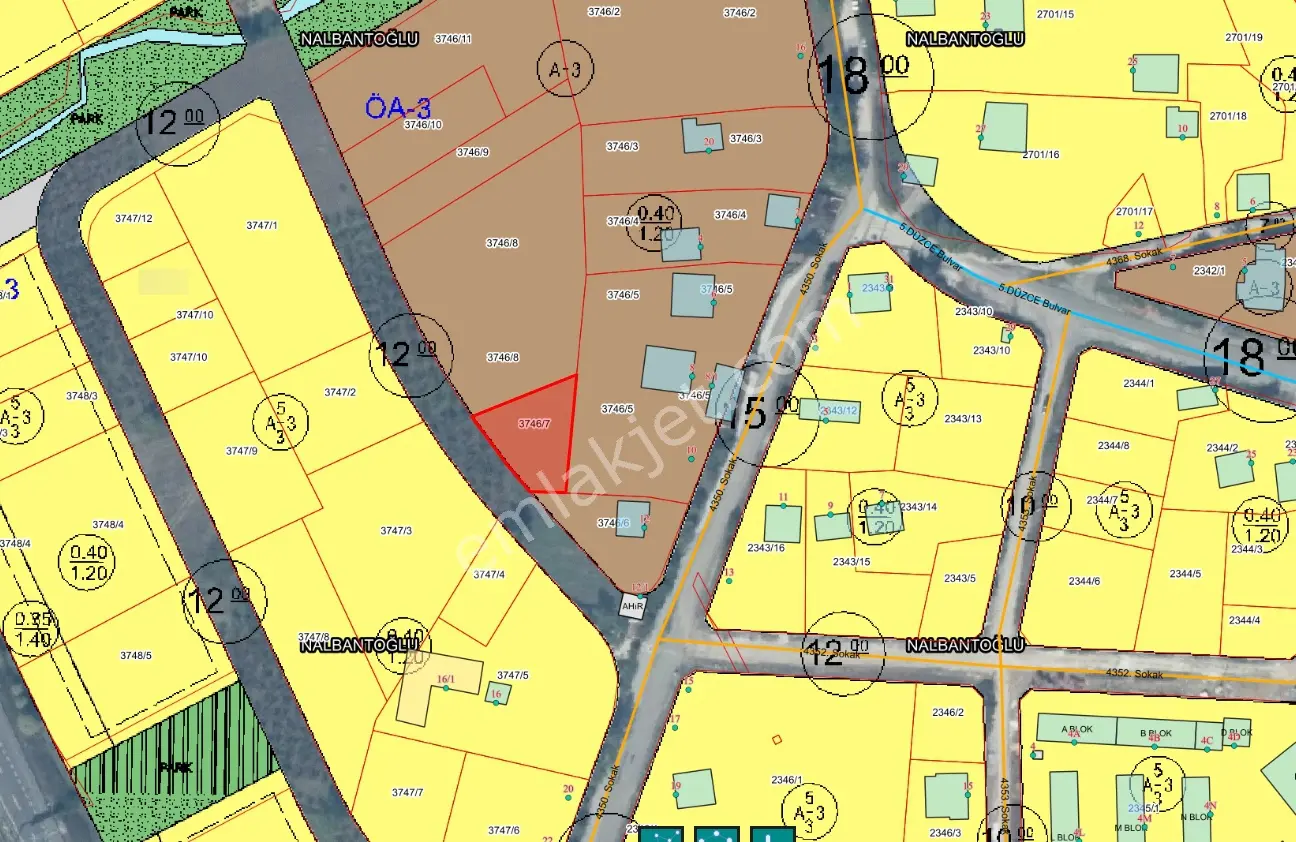 Öğretmenden Nalbantoğlunda Satılık 602m2 İmarlı Arsa - Görsel 9