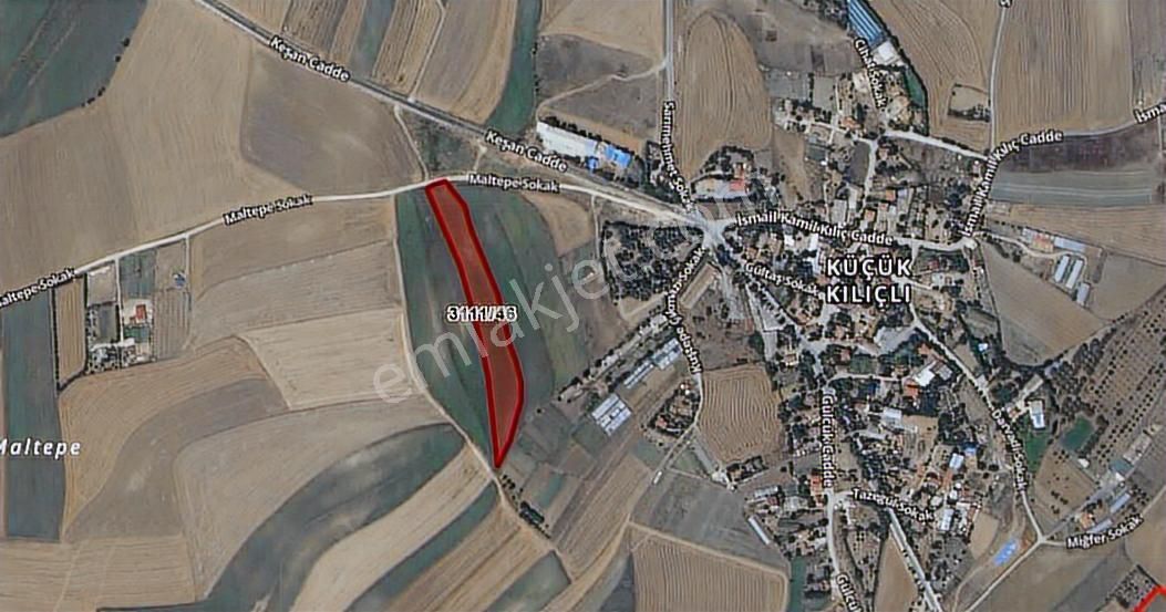 Silivri Küçükkılıçlı Yola Cephe Köyün İçinde 12 Dönüm Tarla - Görsel 8