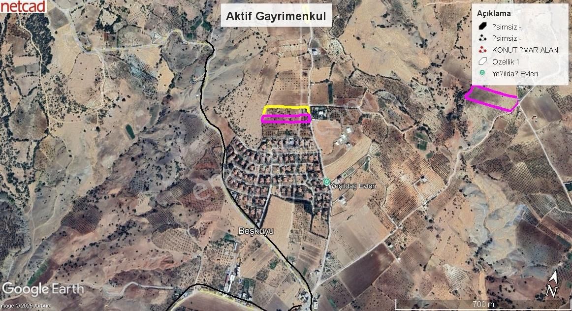 Aktif Gayrimenkul'den Asfalt Üstü Süper Bağ Evlik Arazi.. - Görsel 4