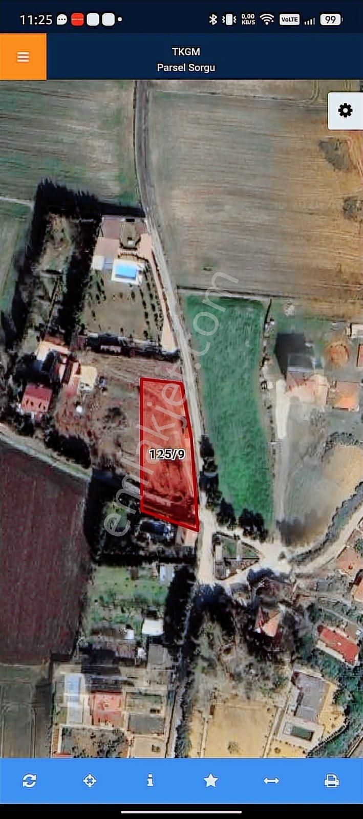 Çatalca Oklalı'da Yola Cephe Tek Tapu 1600 M2 Satılık Arsa - Görsel 2