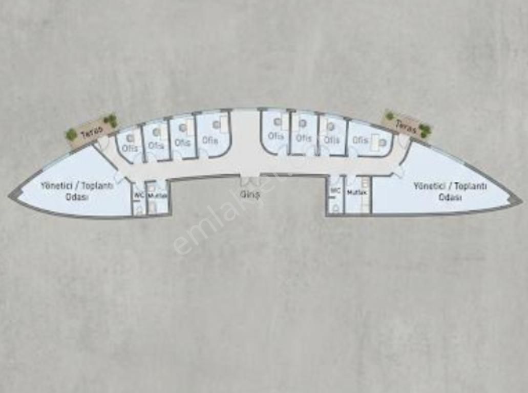 Remax'tan Bomonti Business Teraslı Tek Ofisi Kiralık 450 M2 - Görsel 29