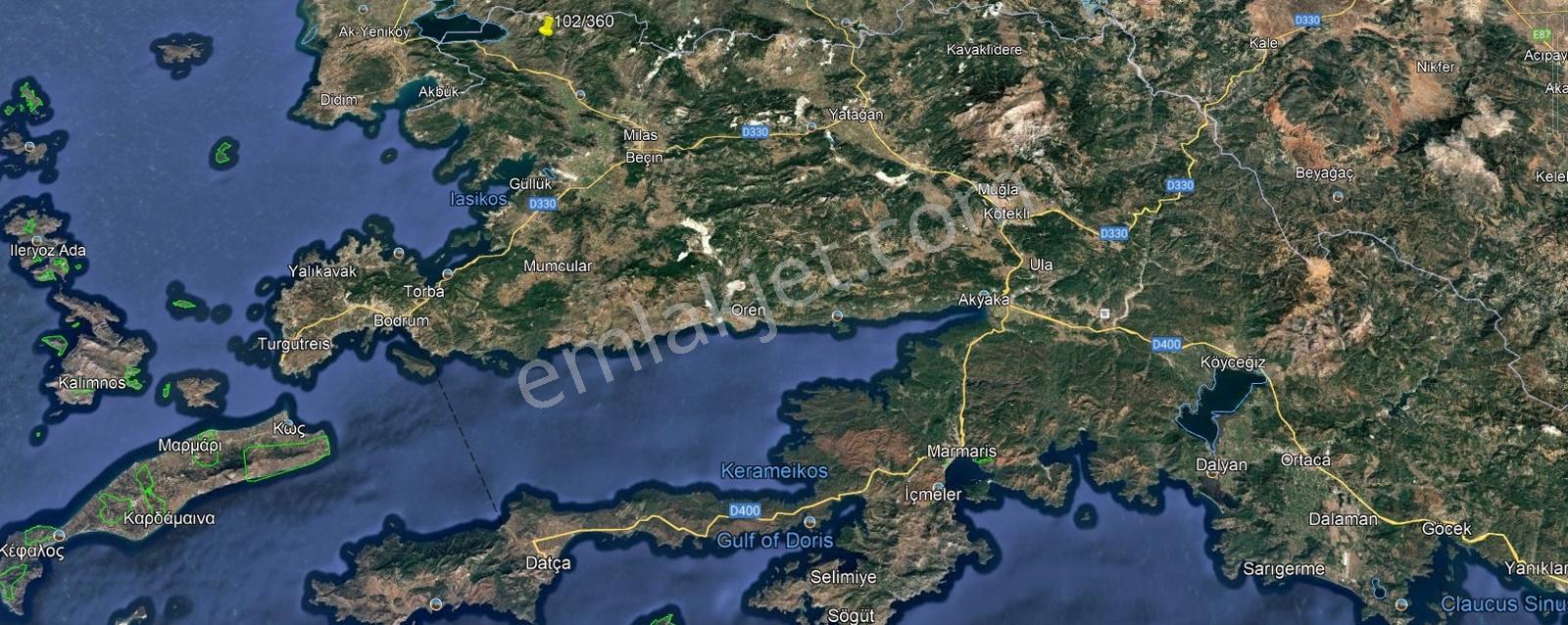 Fırsat!!!muğla Milas Akçalı Köyü'nde Yola Cephe 309 M2 Zeytinlik - Görsel 5