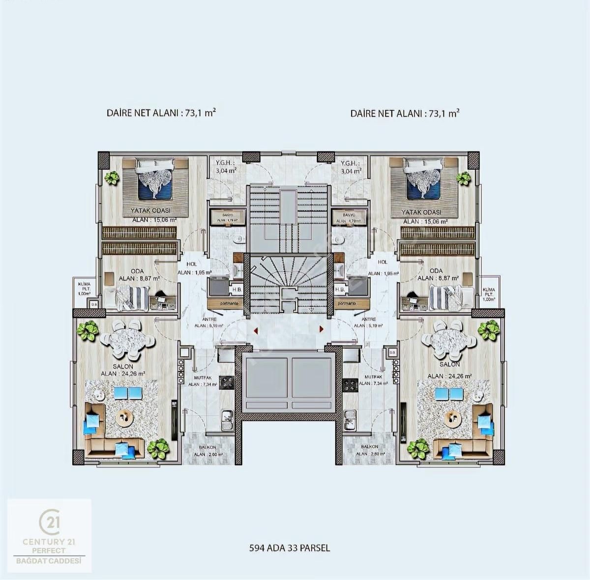 Fahrettin Kerim Gökay Caddesinde Tabela Değeri Yüksek 2+1 - Görsel 2