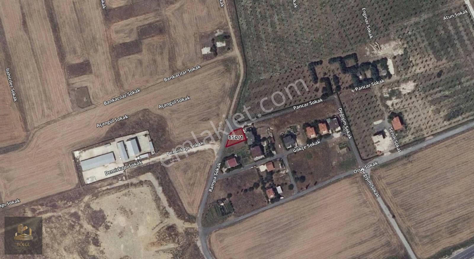 Balabanda Denize 650mt Villa İmarlı Köşe Konumda Müstakil Parsel - Görsel 2