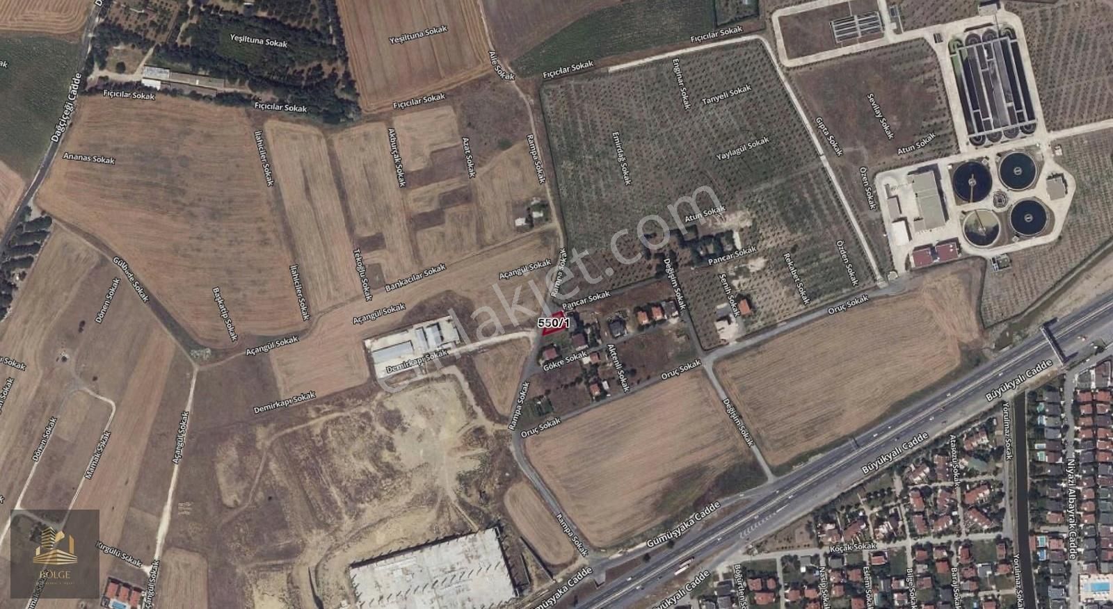 Balabanda Denize 650mt Villa İmarlı Köşe Konumda Müstakil Parsel - Görsel 3