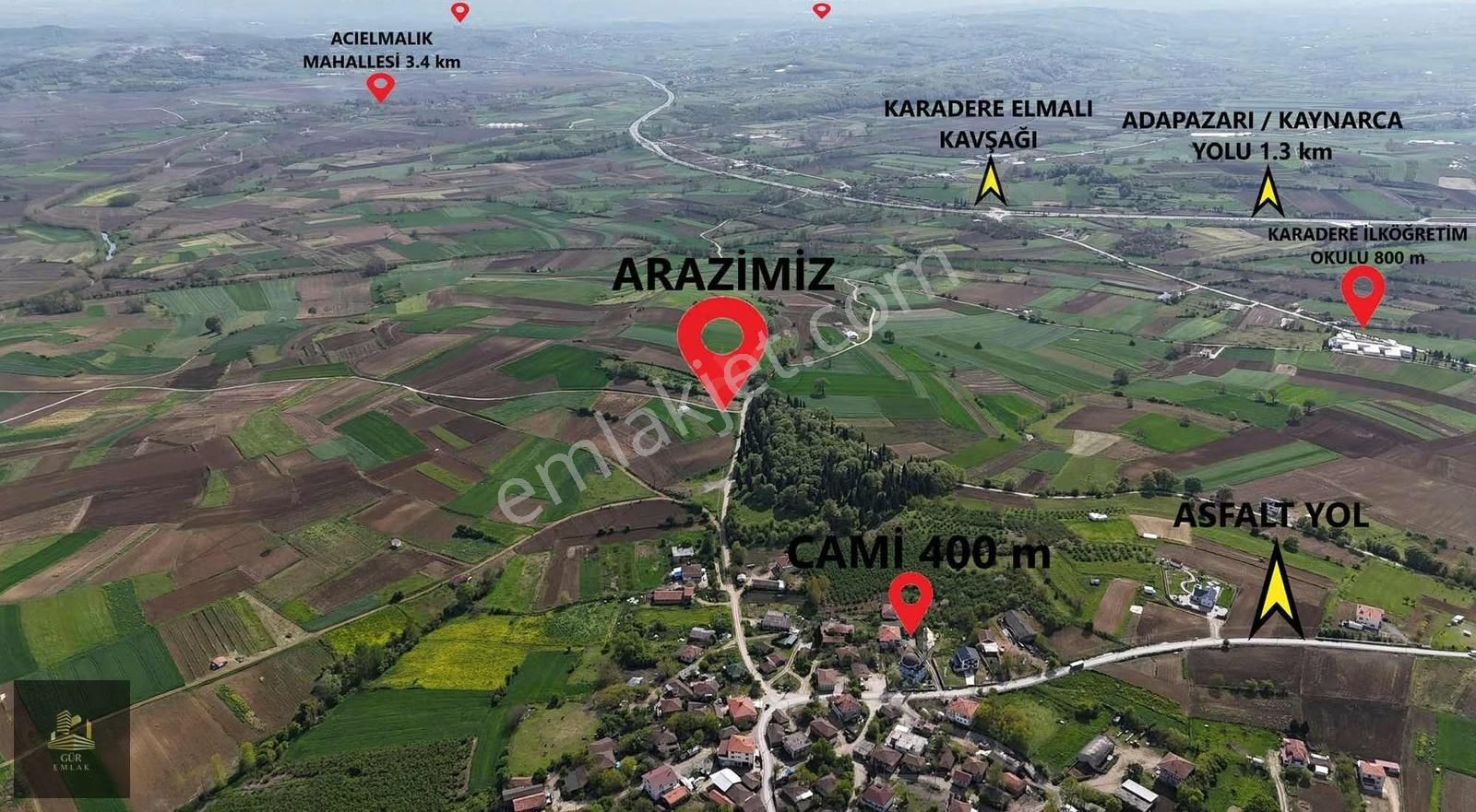 Karaderede Asfalt Cephe Köşe Parsel Yatırımlık Fırsat - Görsel 9