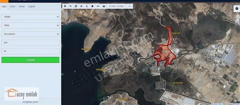 Milas Kıyıkışlacıkta Turizm Bölgesi İçinde 500 Dönüm Geniş Arazi - Görsel 13