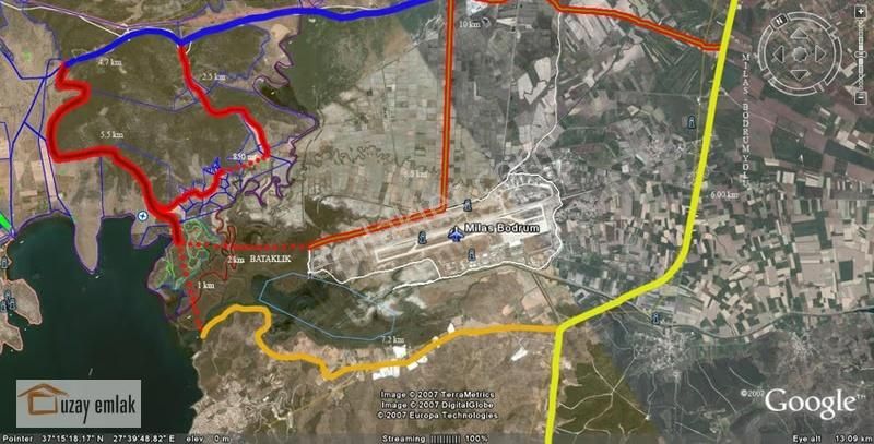 Milas Kıyıkışlacıkta Turizm Bölgesi İçinde 500 Dönüm Geniş Arazi - Görsel 6