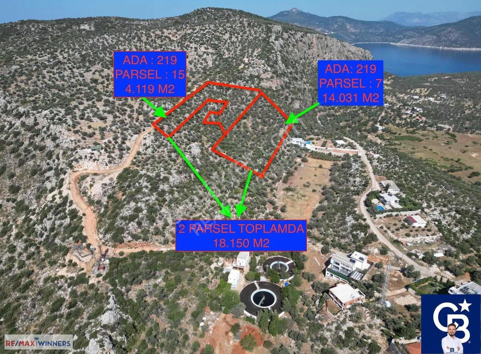 Kaş/ Kalkan'da 18150 M2 Satılık Müstakil Parsel - Görsel 9