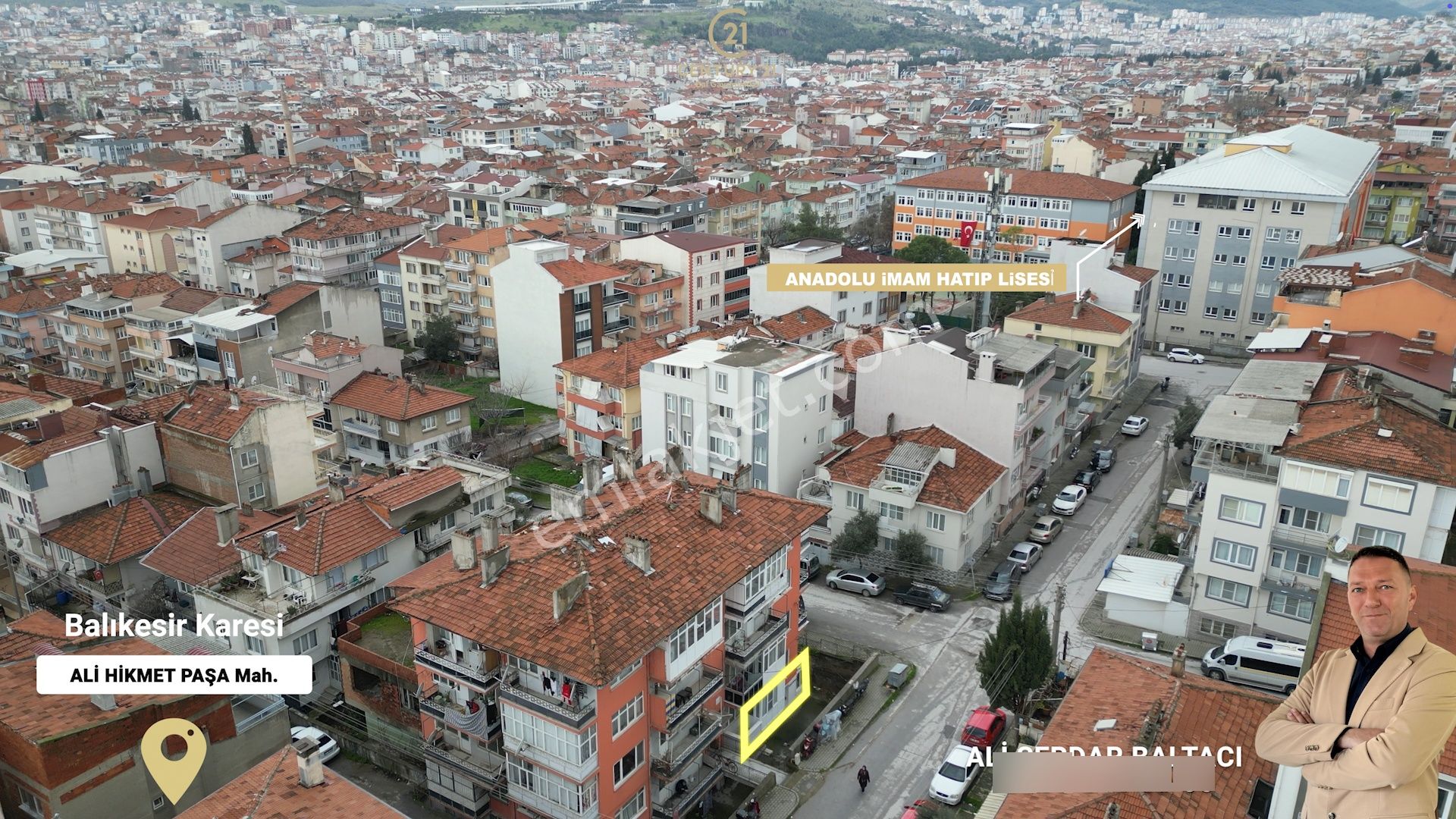 C 21 Bal’dan Ali Hikmet Paşa Mahallesinde 2+1 Satılık Daire - Görsel 24