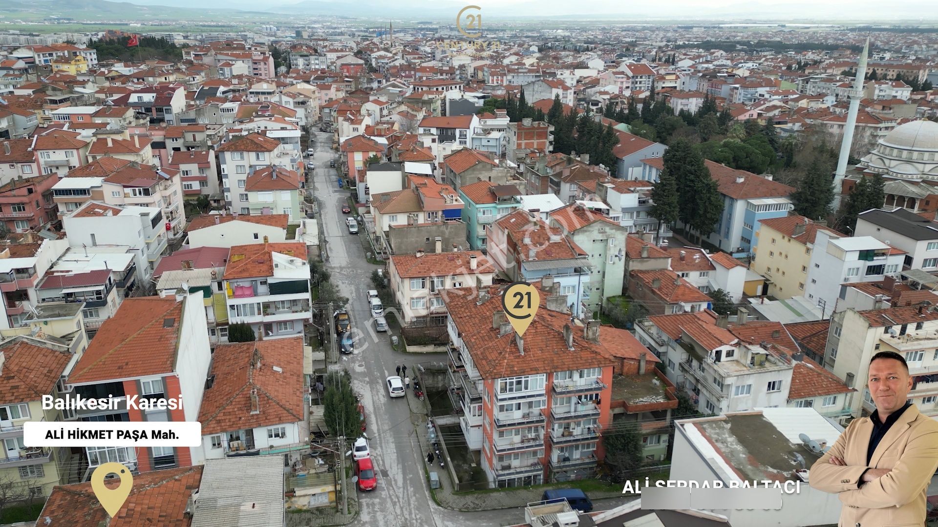 C 21 Bal’dan Ali Hikmet Paşa Mahallesinde 2+1 Satılık Daire - Görsel 22