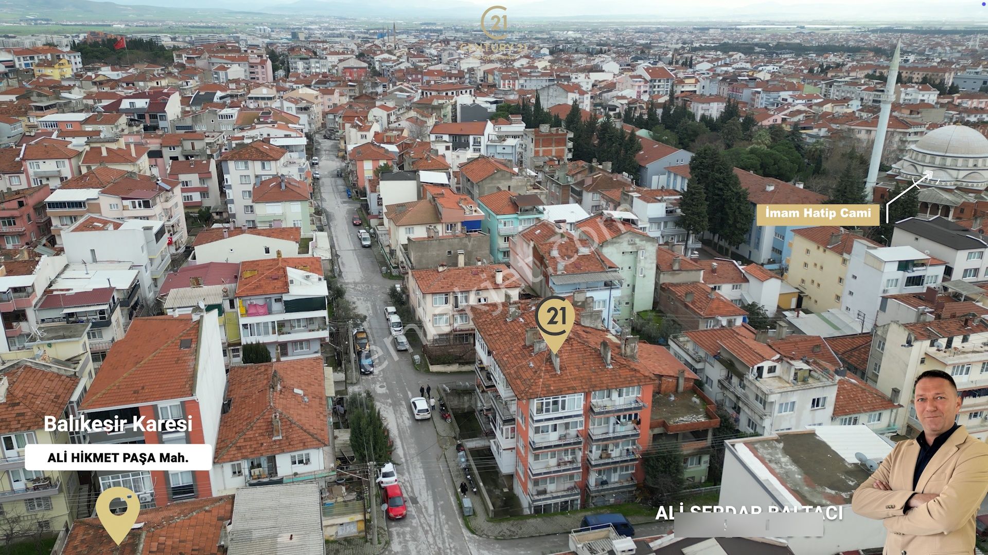 C 21 Bal’dan Ali Hikmet Paşa Mahallesinde 2+1 Satılık Daire - Görsel 23