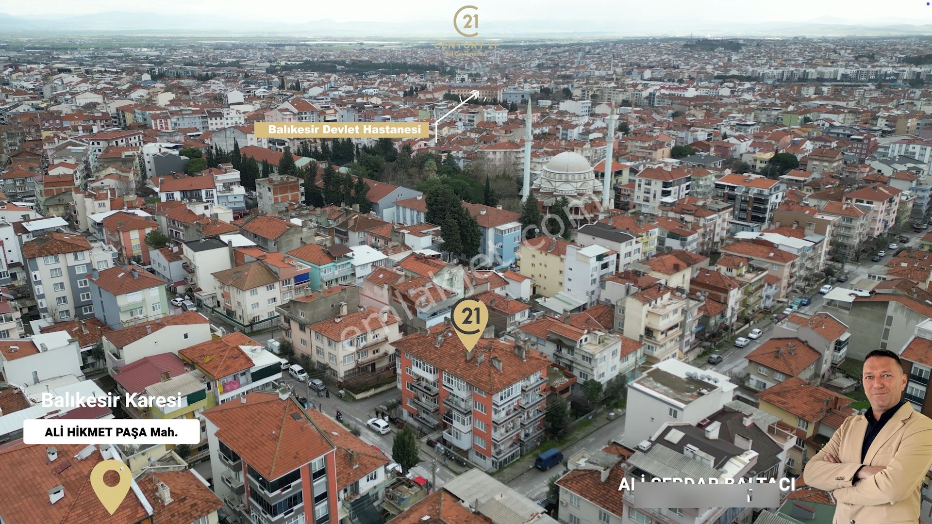 C 21 Bal’dan Ali Hikmet Paşa Mahallesinde 2+1 Satılık Daire - Görsel 25