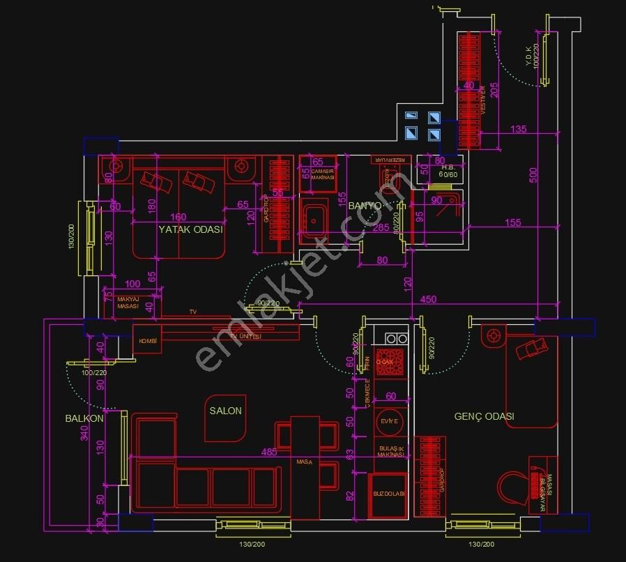 Esenboğa'da 48m2 1+1 Daireler Ağustos Teslim Vade Farksız Taksit - Görsel 14