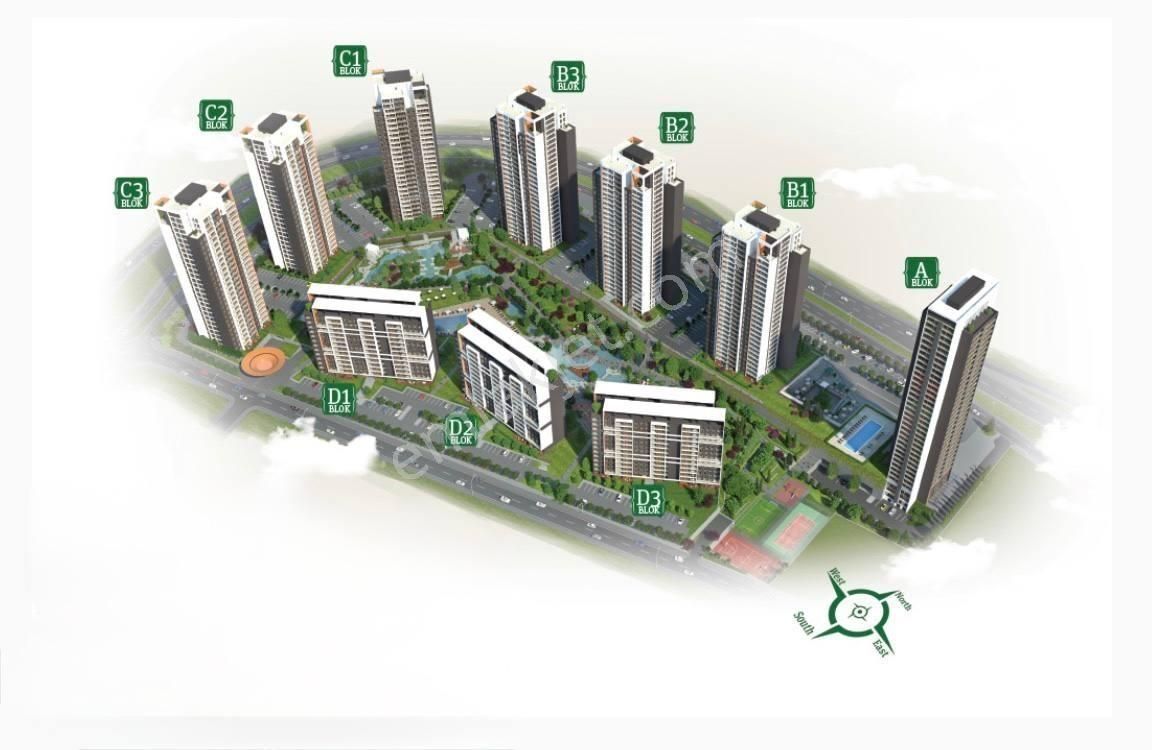 Bahçeşehir Göl Panaroma Da.kat32 Göl Deniz Manzaralı Full Eşyalı - Görsel 14