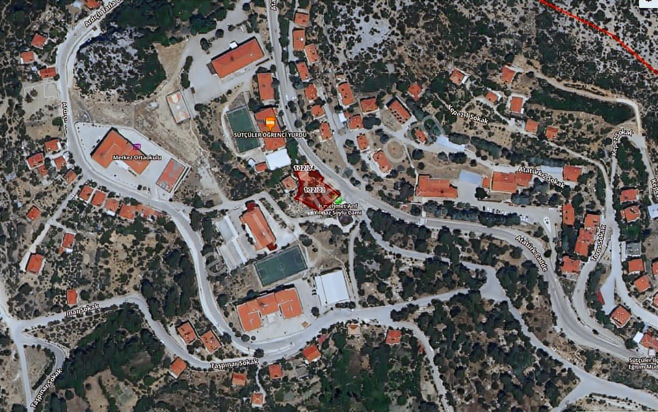 Isparta Sütçülerde 950 M2 Satılık İmarlı Arsa