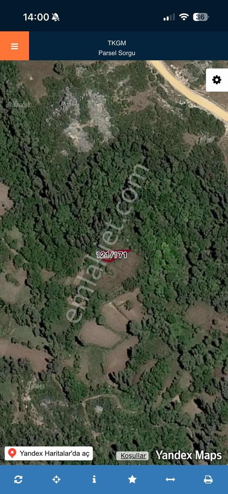 Burdur Merkez Kayış'da 115m2 Satılık Tarla