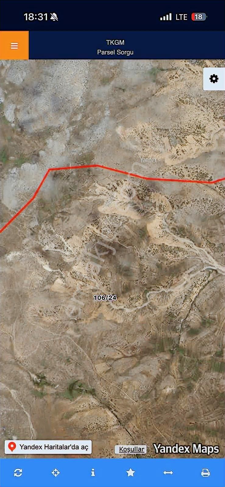 Burdur Merkez Kayış'da 277m2 Satılık Tarla - Görsel 2