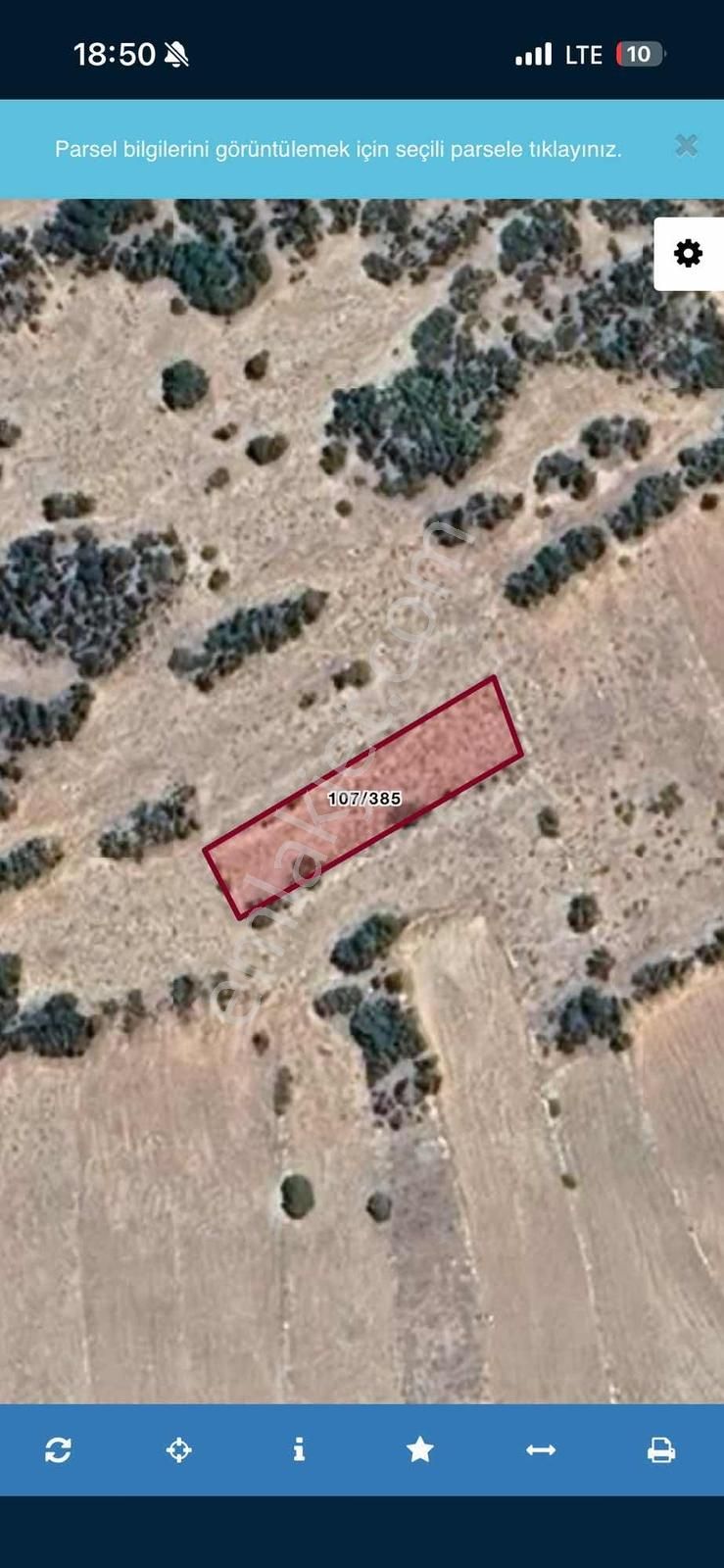 Burdur Merkez Kayış'da 433m2 Satılık Tarla