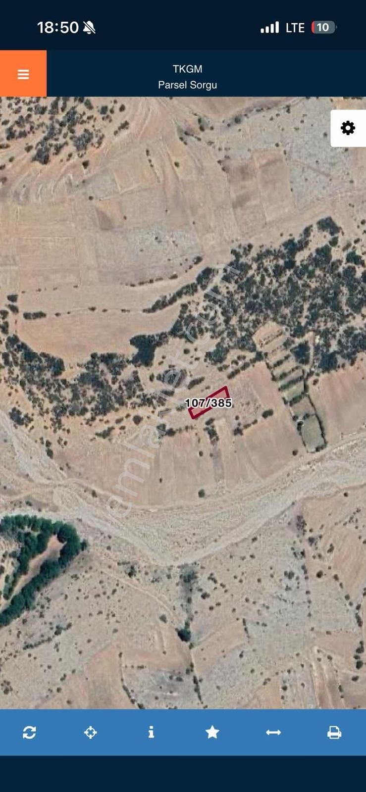Burdur Merkez Kayış'da 433m2 Satılık Tarla - Görsel 2