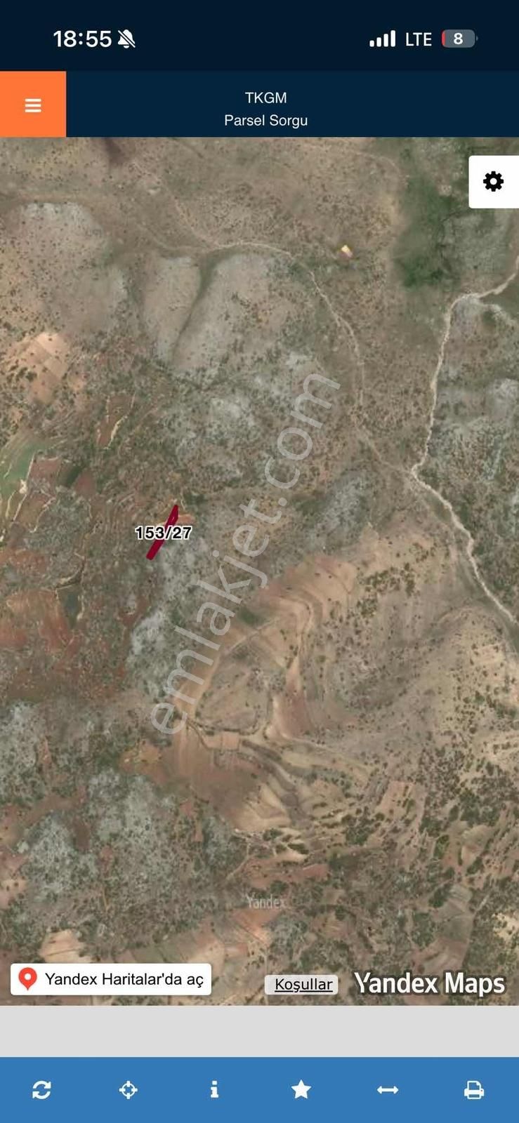Burdur Merkez Kayış'da 388m2 Satılık Tarla - Görsel 3