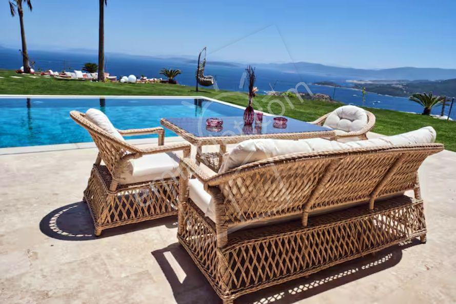 Lüx Villa Madnasa Zirve 9+2 Full Deniz Manzaralı, Etkinlik, Havuzlu, Sauna, Helikopter Pisti - Görsel 8