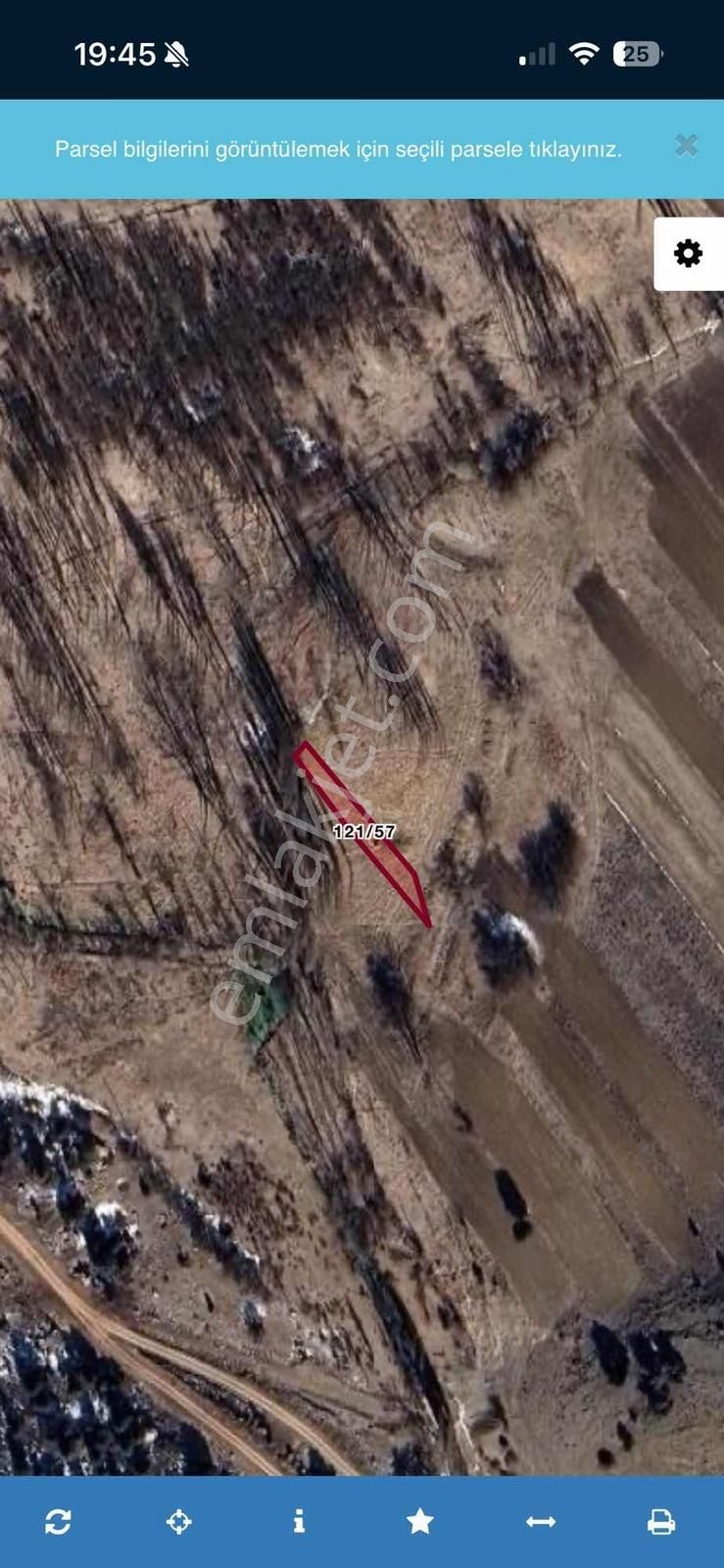 Burdur Merkez Ulupınar'da 241m2 Yola Yakın Satılık Kavaklık