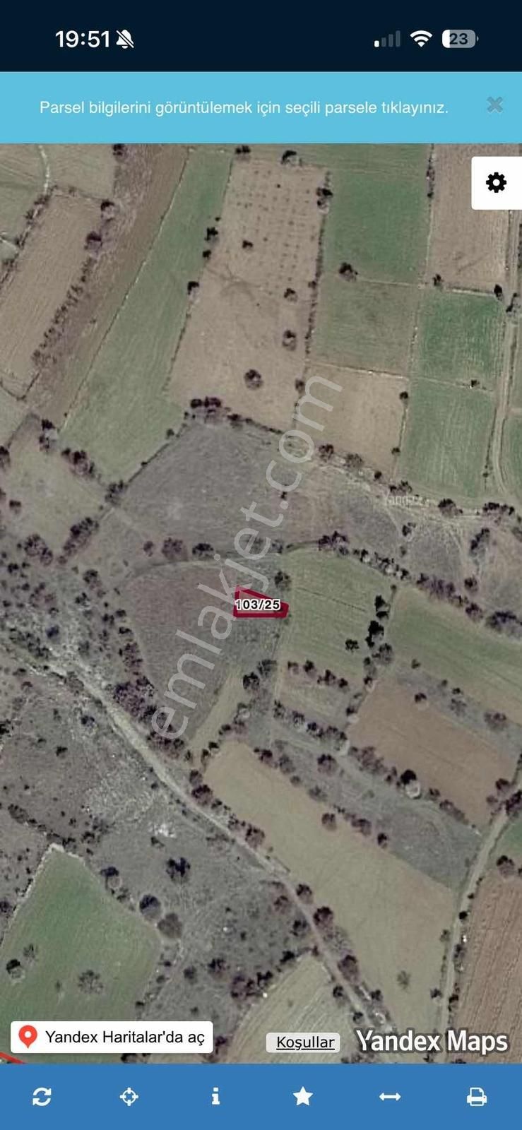 Burdur Yeşilova Onacak Köyünde 119m2 Satılık Tarla - Görsel 4