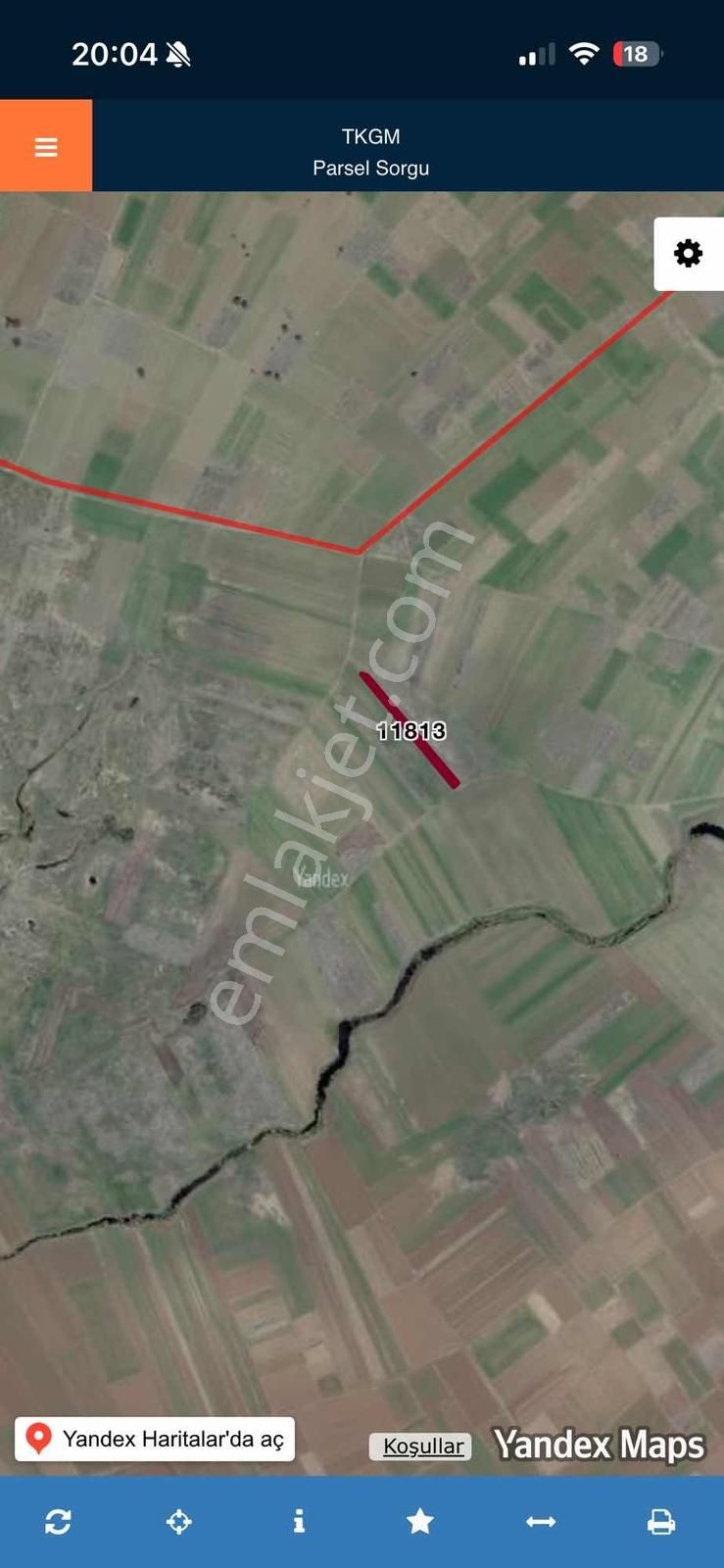 Burdur Yeşilova Büyükyaka'da 675m2 Satılık Tarla - Görsel 3