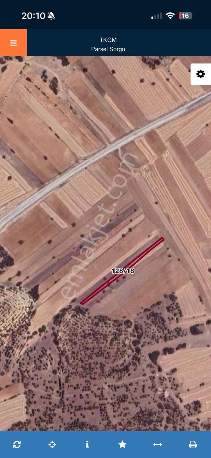 Burdur Merkez Kocapınar'da 1023m2 Yola Yakın Satılık Tarla - Görsel 5