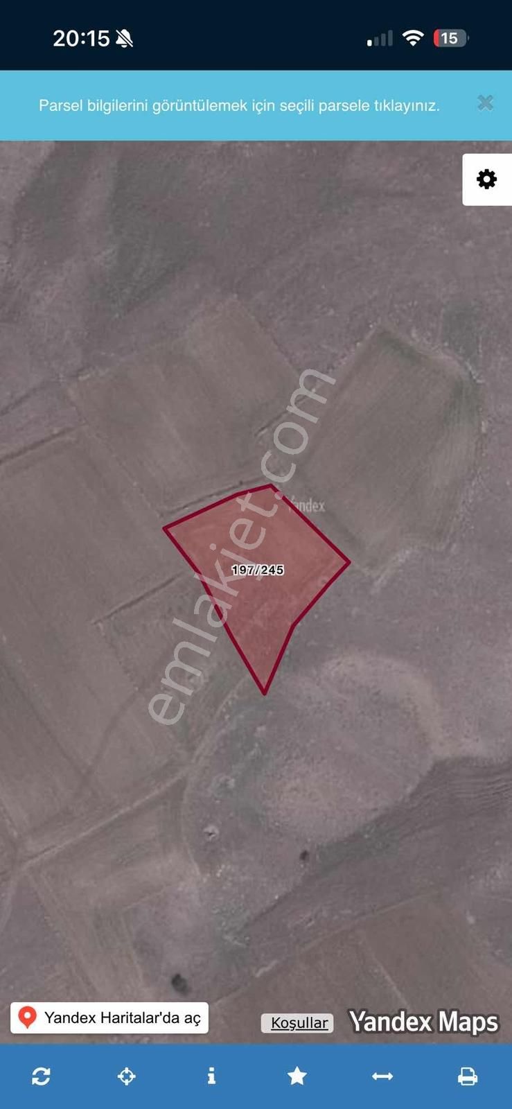 Burdur Karamanlı Mürseller'de Araç Takaslı 2422m2 Satılık Tarla - Görsel 3