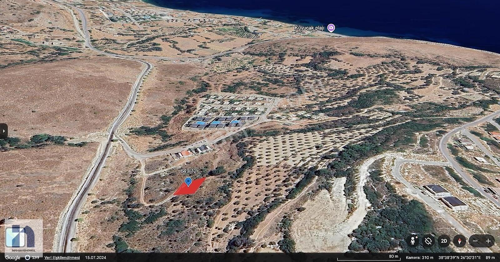 İzmir Karaburun İskele Satılık Müstakil Tapulu Villa İmarlı Arsa - Görsel 5