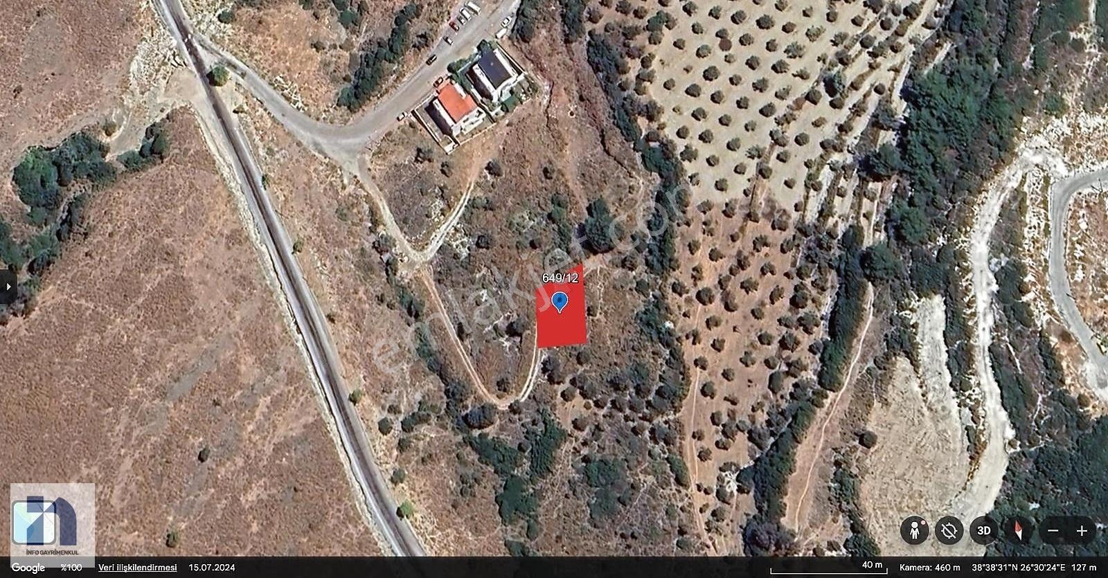 İzmir Karaburun İskele Satılık Müstakil Tapulu Villa İmarlı Arsa