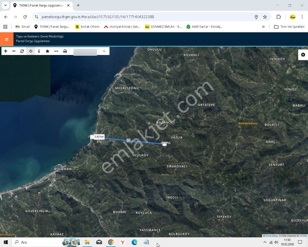 Ordu Perşembe Kutlucada Fırsat Takasa Açık Satılık 1350m2 Fındık Bahçesi - Görsel 11
