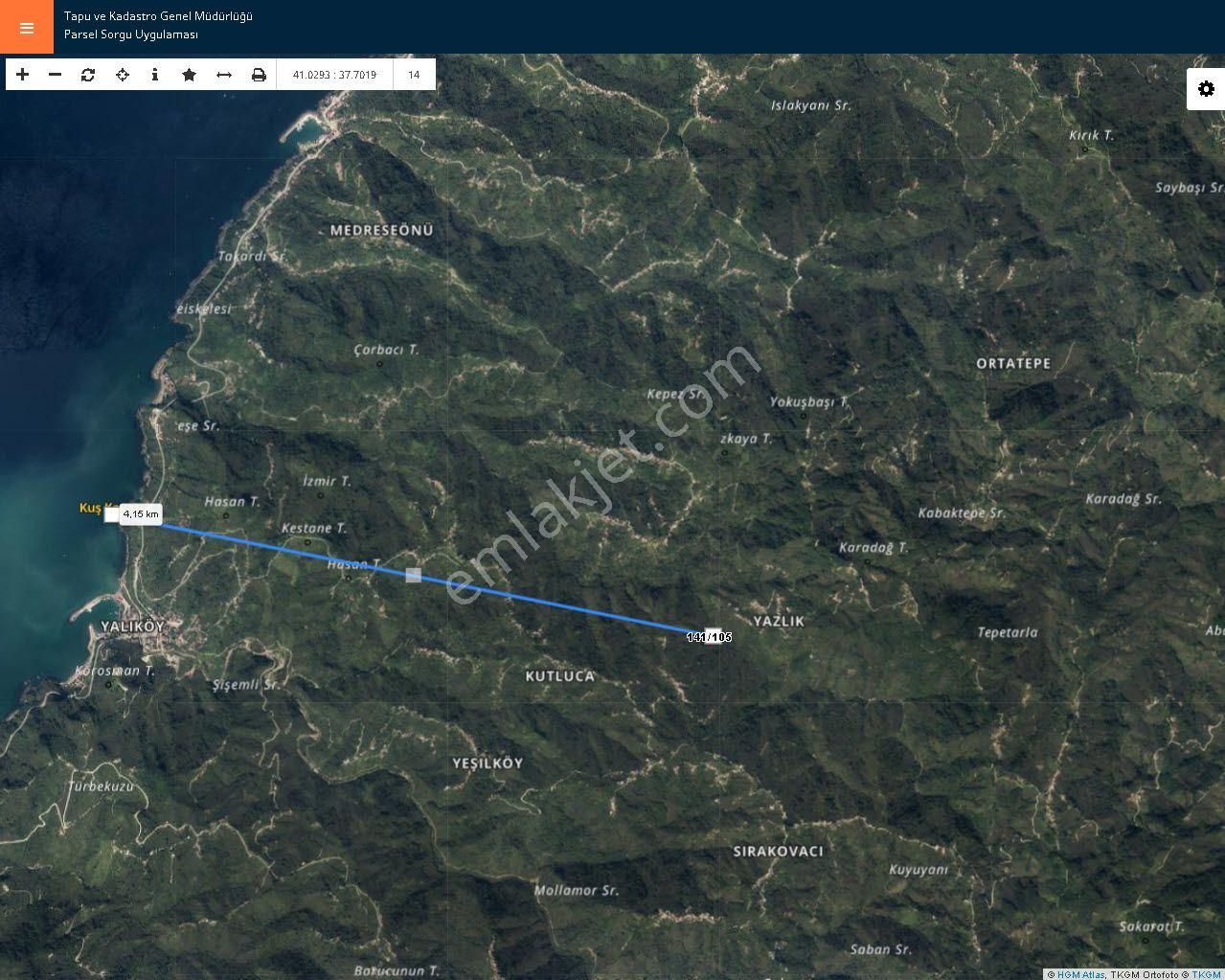 Ordu Perşembe Kutlucada Fırsat Takasa Açık Satılık 1200m2 Fındık Bahçesi - Görsel 11