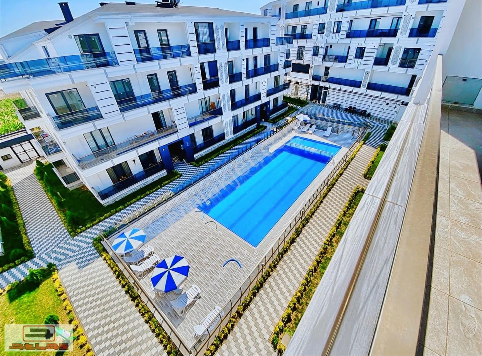 Atlas Emlak Satılık 2+1 Dubleks 122m2 Havuz Manzaralı - Görsel 24